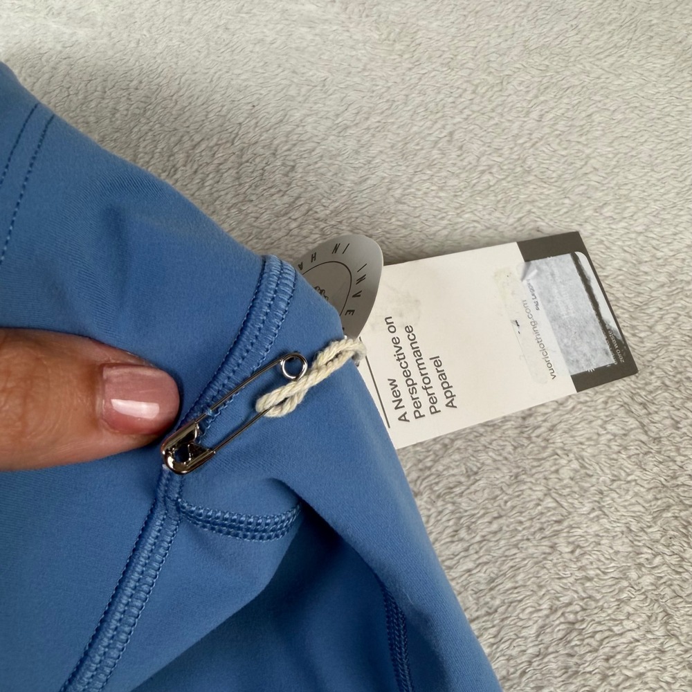 Vuori Daily Legging Azure Blue High Rise Drawstring Jogger Cuffs Womens M NEW - Picture 7 of 8
